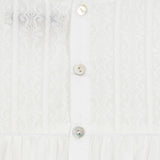 BAMBINA DRESS GOTS - OPTIC WHITE שמלת ברית