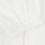 BAMBINA DRESS GOTS - OPTIC WHITE שמלת ברית