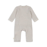 אוברול - BASIC NEWBORN ONESIE GOTS - STRIPE COMO