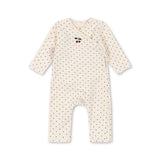 אוברול - BASIC NEWBORN ONESIE GOTS - BLUE DOT