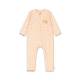 אוברול - BASIC ZIP ONESIE GOTS - TEDDY COEUR