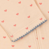 אוברול - BASIC ZIP ONESIE GOTS - TEDDY COEUR
