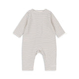 אוברול - BASIC ZIP ONESIE GOTS - STRIPE COMO