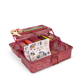 Glitter rose- CREATIVE ART CADDY (מזוודת יצירה)
