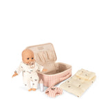 BABY DOLL NURSERY SUITCASE-מארז בובה pink check