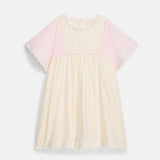 שמלה - AURORA - pink&yellow