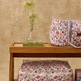 Suitcase / Storage Bag - Honey Charcoal Poem