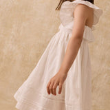 שמלה - ANAYA - off white schiffli