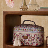 Bathroom Bag - Blue Lobelia Garden