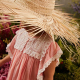 שמלה - HAIDA - coral