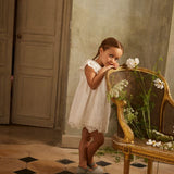 שמלה - MIA - off white schiffli