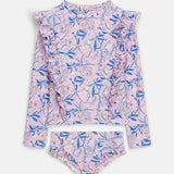 בגד ים שרוולים- YANIKA - pink lush paradise