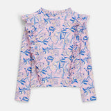 בגד ים שרוולים- YANIKA - pink lush paradise