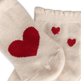 מארז 2 זוגות גרביים-MON AMOUR/RED HEART