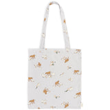 Organic cotton baby bedding set - FARM BLUE