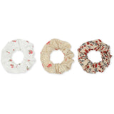 סט 3 גומיות קטנות לשיער  - SCRUNCHIES SMALL- GOLDIE/POPPY/BONDEROSE